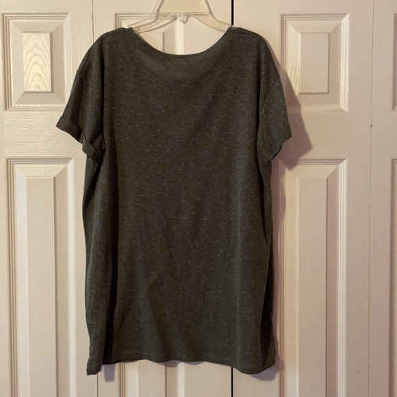 Green, Light Material Cuffed Tshirt - Picture 4 of 4